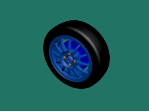 wheel Modèle 3D