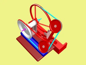 nitinol engine 3D Model