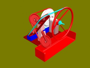 nitinol engine 3Dモデル