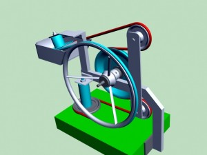 nitinol engine Modello 3D