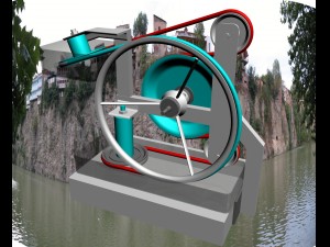 nitinol engine Modello 3D