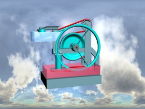 nitinol engine Modello 3D