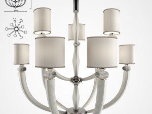illuminazione darte chandelier 01 Model 3D