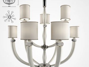 &eacute;clairage darte lustre 01 Modèle 3D