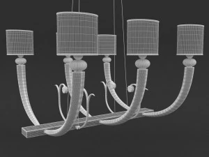 illuminazione darte chandelier 02 3D Model