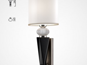 illuminazione darte wall lamp 04 3D Модель