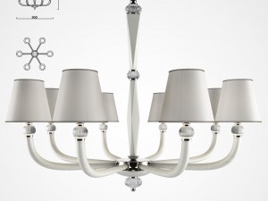 illuminazione darte chandelier 06 Model 3D