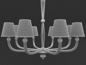 illuminazione darte chandelier 06 3D Modell
