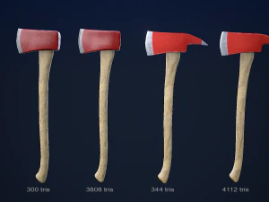 fire fighting equipment 1 plus 1 pbr pack 3D Model