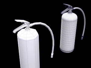 fire fighting equipment 1 plus 1 pbr pack 3D Model