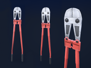 bolt cutter 1 plus 1 pbr game ready 3D मॉडल