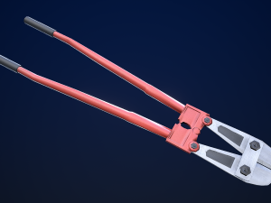 bolt cutter 1 plus 1 pbr game ready 3D मॉडल