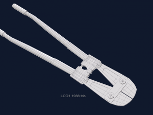 bolt cutter 1 plus 1 pbr game ready 3D मॉडल
