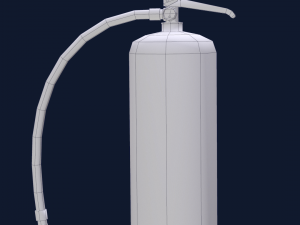 fire extinguisher 1 plus 1 pbr game ready Modèle 3D