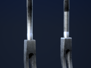 halligan bar 1 plus 1 pbr game ready 3D 模型