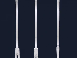 halligan bar 1 plus 1 pbr game ready 3D Model
