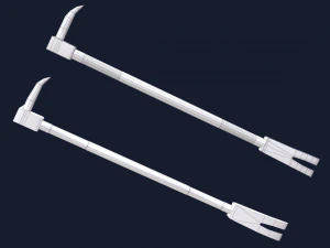 halligan bar 1 plus 1 pbr game ready 3D Model