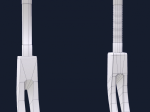 halligan bar 1 plus 1 pbr game ready 3D 模型