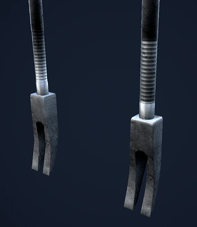halligan bar 1 plus 1 pbr game ready 3D Model .c4d .max .obj .3ds .fbx .stl .blend 