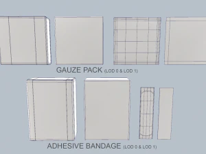 first aid pbr pack 1 plus 1 3D Model