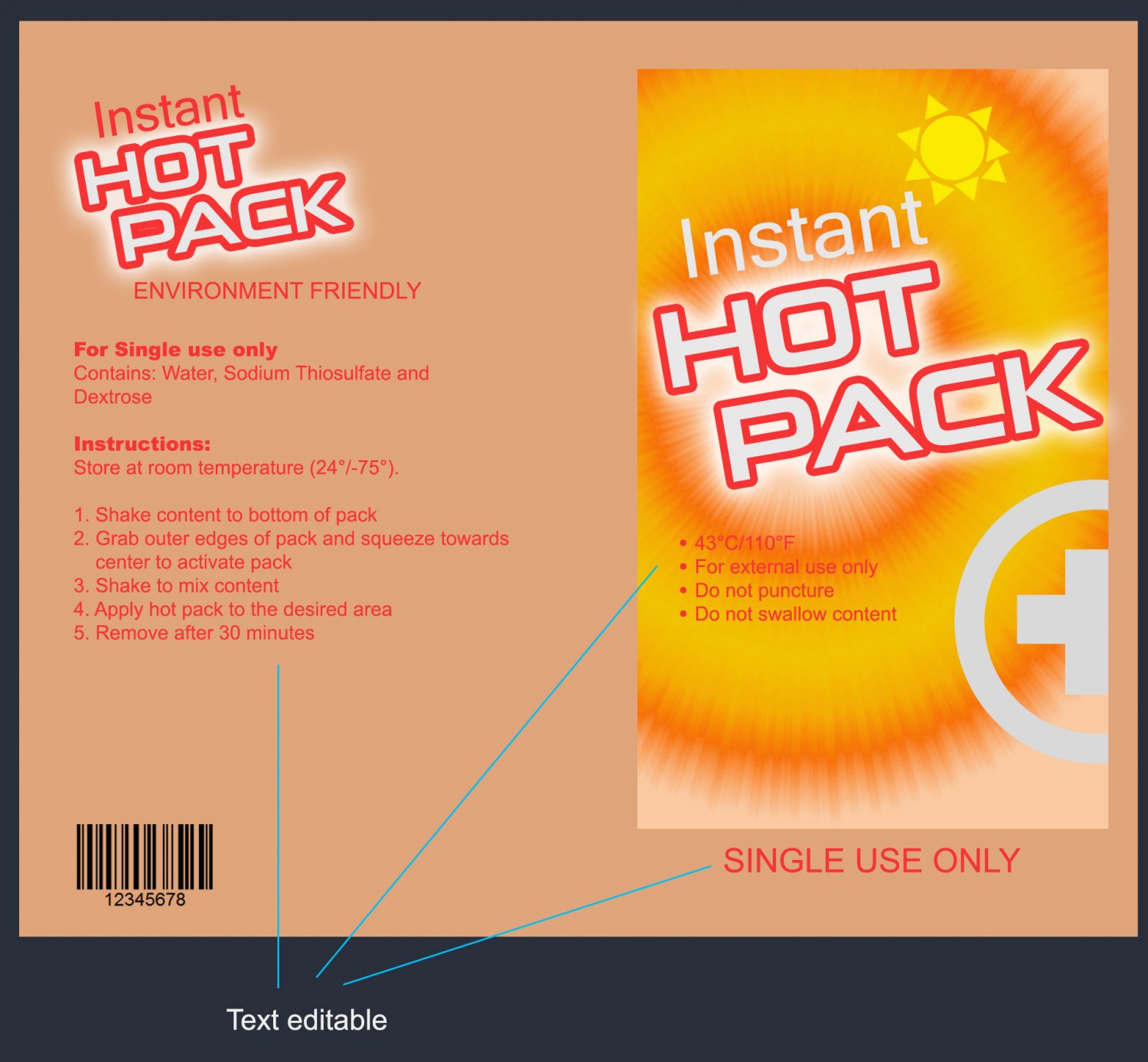 Cold Hot Packs Game Ready 3D Model in Other 3DExport