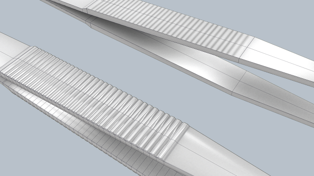 tweezers pbr game ready 3D Model .c4d .max .obj .3ds .fbx .stl .blend 