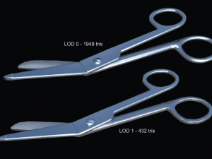 scissors pbr game ready Modelo 3D