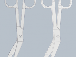 scissors pbr game ready 3D Модель