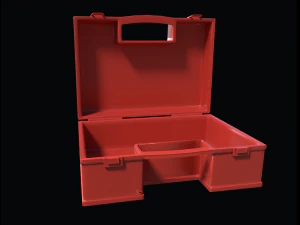 first aid box pbr game ready 3D Model