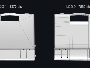 first aid box pbr game ready 3D Model