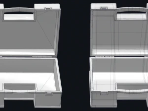 military first aid box game ready 3D Model