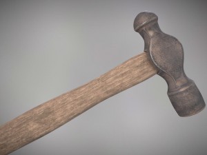 ball peen hammer pbr 3D मॉडल