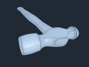 ball peen hammer pbr Modelo 3D