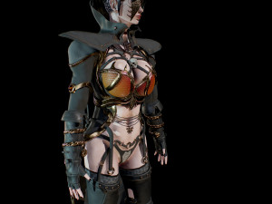 dark mage Modelo 3D
