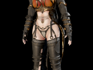 dark mage Modelo 3D