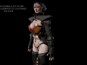 dark mage Modelo 3D