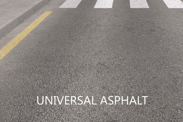 universal asphalt 3D Model .c4d .max .obj .3ds .fbx .stl .blend 