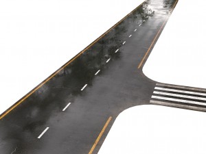 universal wet asphalt 3D 모델