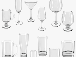glass set 3D Model