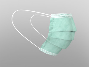 3d medical masks - 7 colors 3D 모델