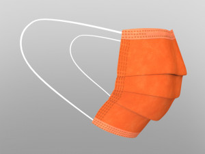 3d medical masks - 7 colors 3D 모델