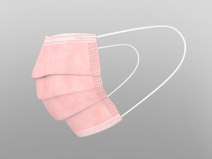 3d medical masks - 7 colors 3D 모델