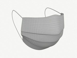 3d medical masks - 7 colors 3D 모델
