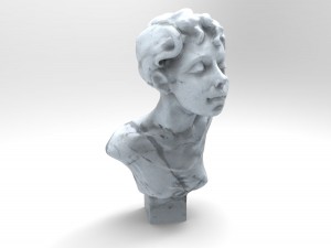 woman bust 3D Model