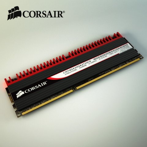 corsair dominator gt Model 3D .c4d .max .obj .3ds .fbx .stl .blend 