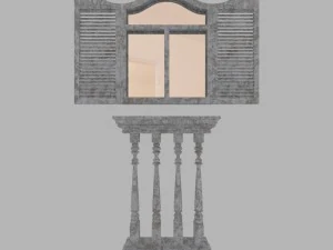 fake window 3D Model