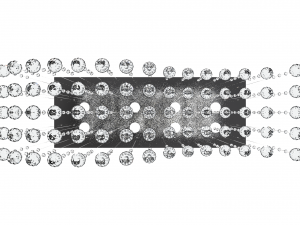 lamp with glass spheres shaped solid s 3D Model