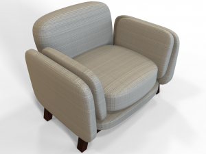 individual modern armchair 3D-Modell