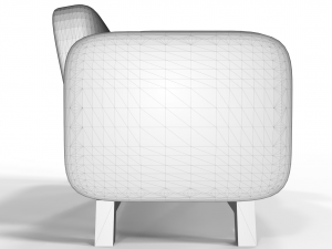 individual modern armchair 3D Model