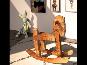 rocking horse 3Dモデル